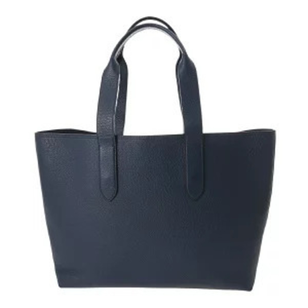 Louis Vuitton Cabas Voyage Taurillon Leather Tote Bag Navy Blue